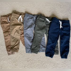Lot of 5 Cat & Jack joggers, size 3T